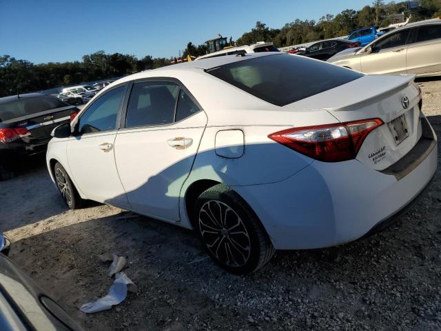 2T1BURHE5EC052304 - 2014 TOYOTA COROLLA L WHITE photo 2