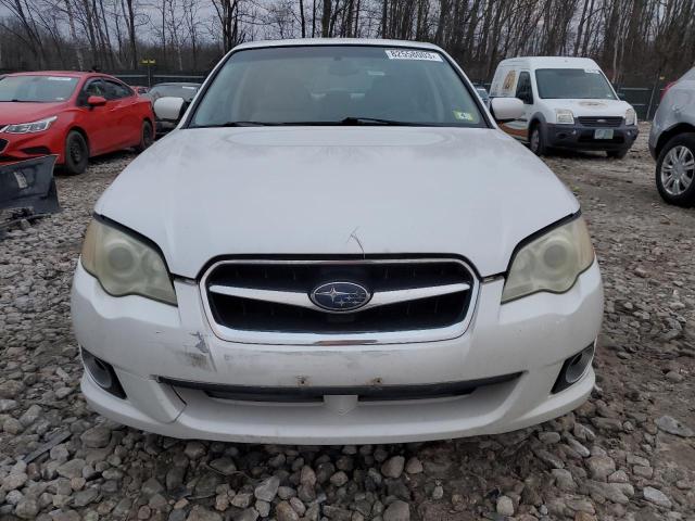 4S3BL626187201042 - 2008 SUBARU LEGACY 2.5I LIMITED WHITE photo 5