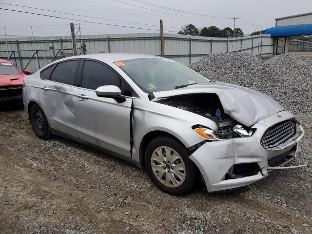 3FA6P0G76DR236673 - 2013 FORD FUSION S SILVER photo 4