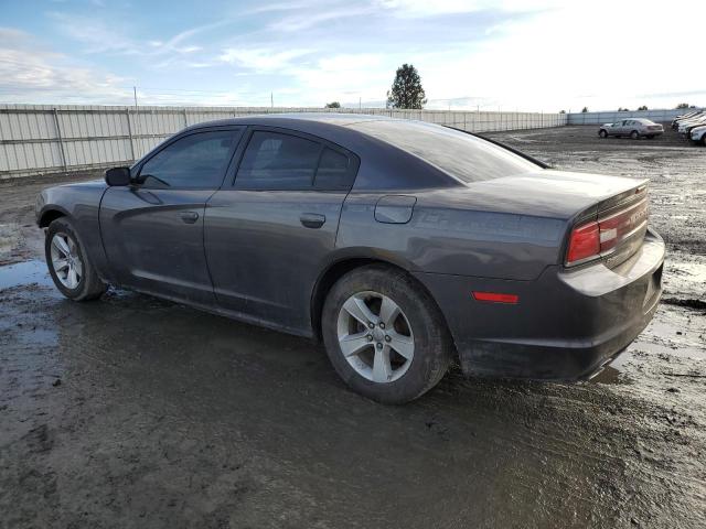 2C3CDXBG0DH542242 - 2013 DODGE CHARGER SE GRAY photo 2