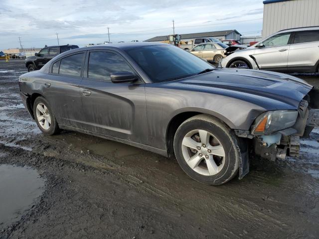 2C3CDXBG0DH542242 - 2013 DODGE CHARGER SE GRAY photo 4