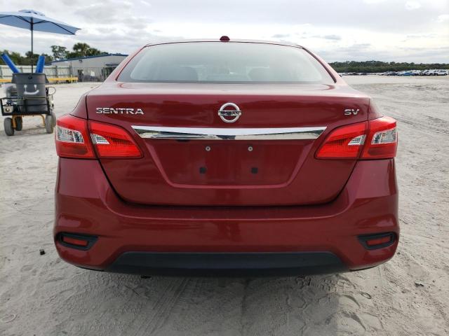 3N1AB7AP2HY274968 - 2017 NISSAN SENTRA S RED photo 6