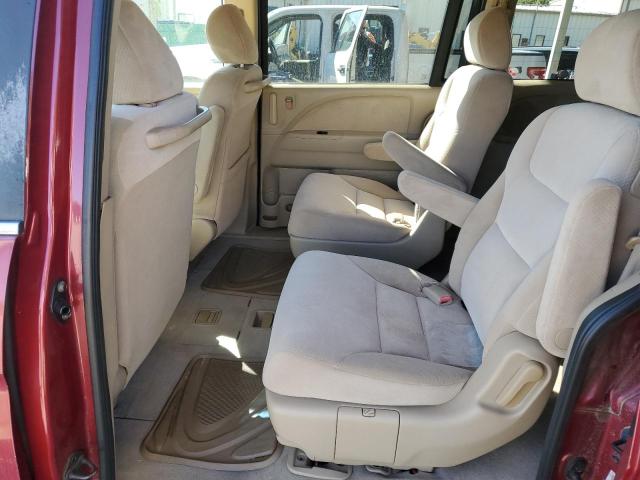 5FNRL38216B095040 - 2006 HONDA ODYSSEY LX BURGUNDY photo 11