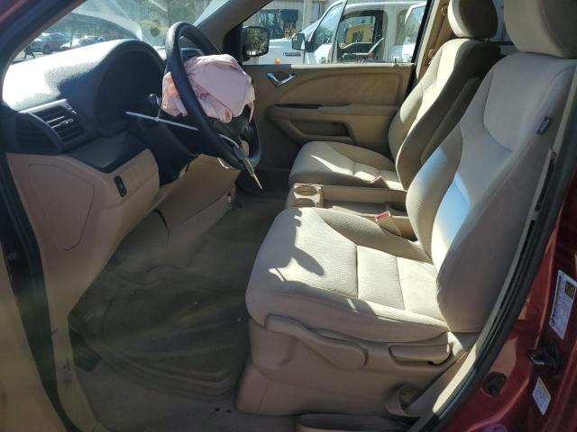 5FNRL38216B095040 - 2006 HONDA ODYSSEY LX BURGUNDY photo 7
