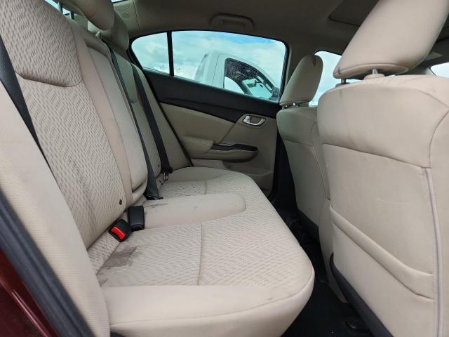 19XFB2F81FE044635 - 2015 HONDA CIVIC EX BURGUNDY photo 10