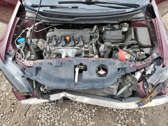 19XFB2F81FE044635 - 2015 HONDA CIVIC EX BURGUNDY photo 11