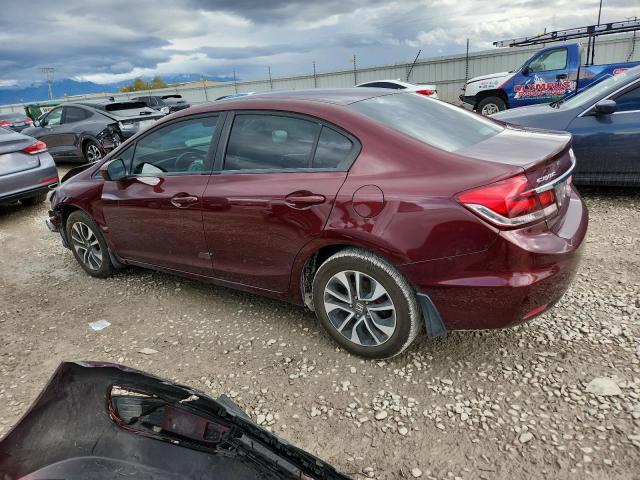 19XFB2F81FE044635 - 2015 HONDA CIVIC EX BURGUNDY photo 2