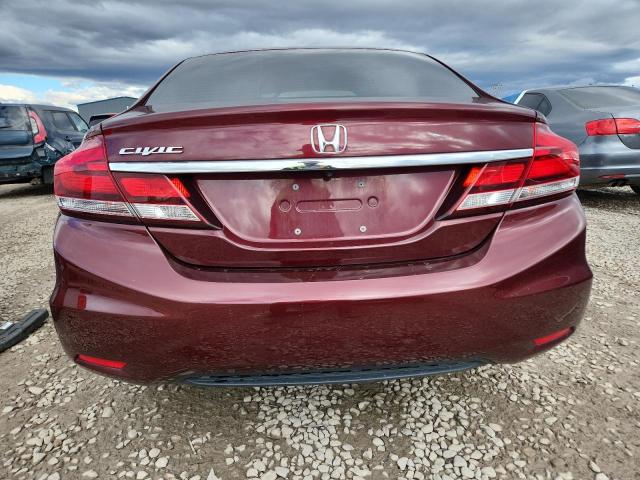 19XFB2F81FE044635 - 2015 HONDA CIVIC EX BURGUNDY photo 6