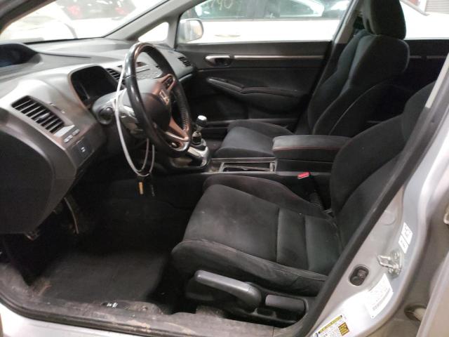 2HGFA55578H712698 - 2008 HONDA CIVIC SI SILVER photo 7