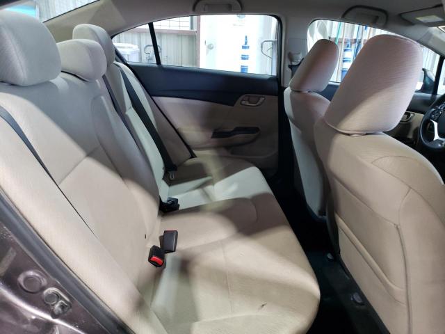 19XFB2F53DE092592 - 2013 HONDA CIVIC LX GRAY photo 10