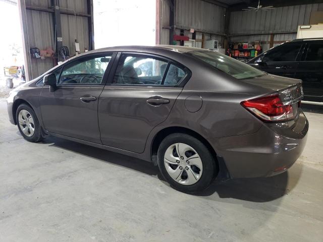 19XFB2F53DE092592 - 2013 HONDA CIVIC LX GRAY photo 2