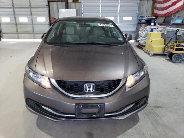 19XFB2F53DE092592 - 2013 HONDA CIVIC LX GRAY photo 5