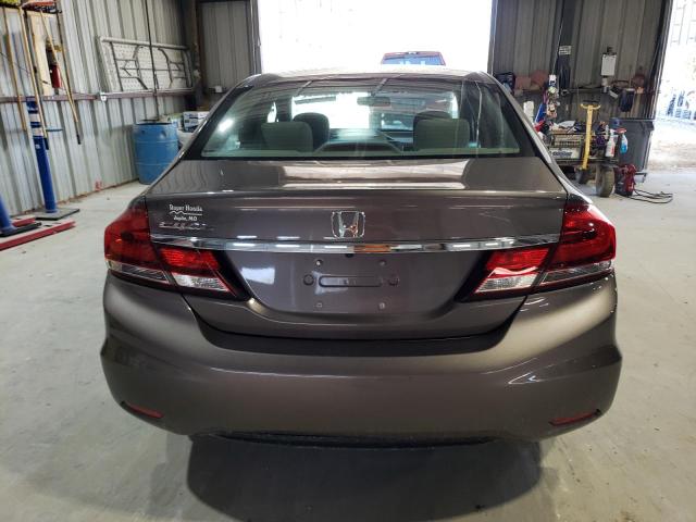 19XFB2F53DE092592 - 2013 HONDA CIVIC LX GRAY photo 6