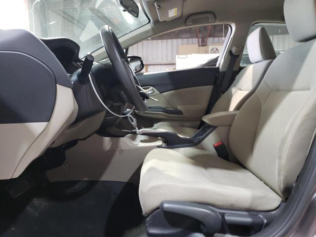 19XFB2F53DE092592 - 2013 HONDA CIVIC LX GRAY photo 7
