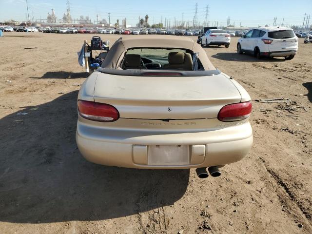 3C3EL55H8YT246905 - 2000 CHRYSLER SEBRING JXI TAN photo 6