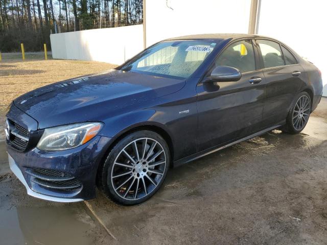 55SWF6EB1HU179361 - 2017 MERCEDES-BENZ C 43 4MATIC AMG BLUE photo 1