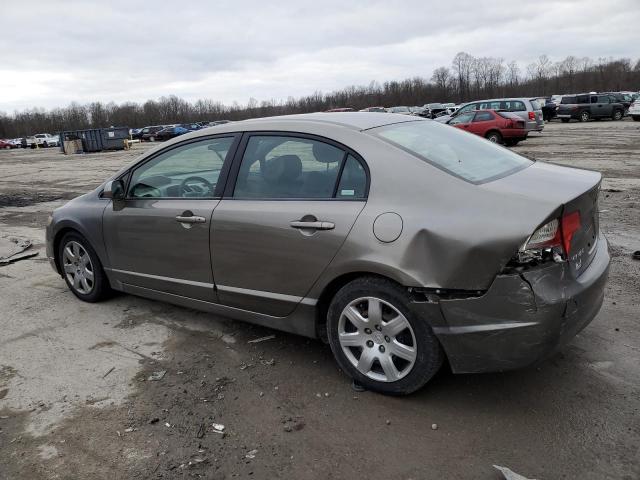 2HGFA16528H327394 - 2008 HONDA CIVIC LX GRAY photo 2