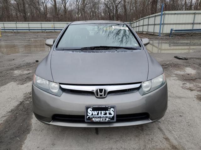 2HGFA16528H327394 - 2008 HONDA CIVIC LX GRAY photo 5