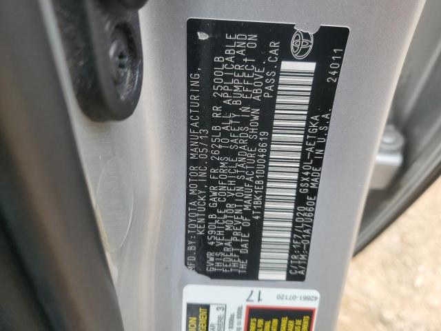 4T1BK1EB1DU048619 - 2013 TOYOTA AVALON BASE 银色 照片 13