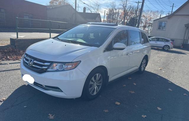 5FNRL5H66GB014792 - 2016 HONDA ODYSSEY EXL WHITE photo 2