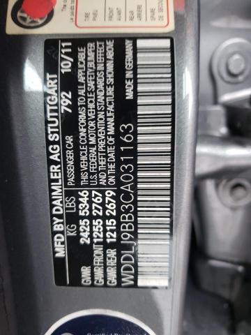 WDDLJ9BB3CA031163 - 2012 MERCEDES-BENZ CLS 550 4MATIC SILVER photo 12