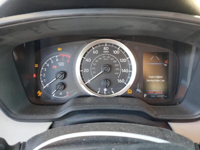 JTDEPMAE6MJ169474 - 2021 TOYOTA COROLLA LE WHITE photo 9