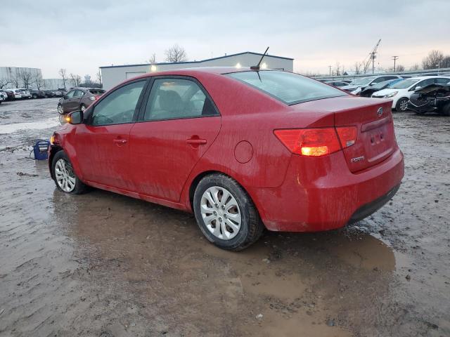 KNAFU4A28D5702353 - 2013 KIA FORTE EX RED photo 2