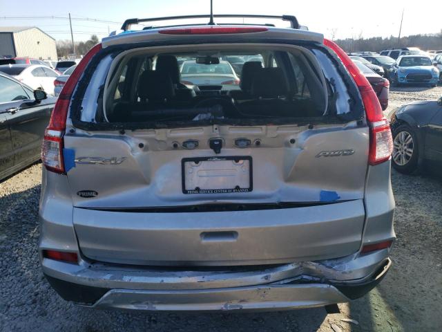 5J6RM4H77GL057531 - 2016 HONDA CR-V EXL SILVER photo 6