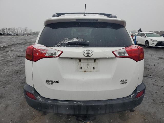 2T3RFREV1DW021634 - 2013 TOYOTA RAV4 XLE WHITE photo 6