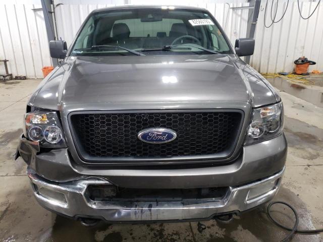 1FTPW145X4KC92226 - 2004 FORD F150 SUPERCREW GRAY photo 5