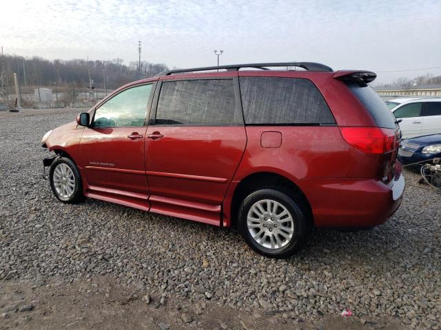 5TDYK4CC3AS325458 - 2010 TOYOTA SIENNA XLE MAROON photo 2