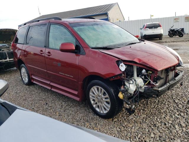 5TDYK4CC3AS325458 - 2010 TOYOTA SIENNA XLE MAROON photo 4