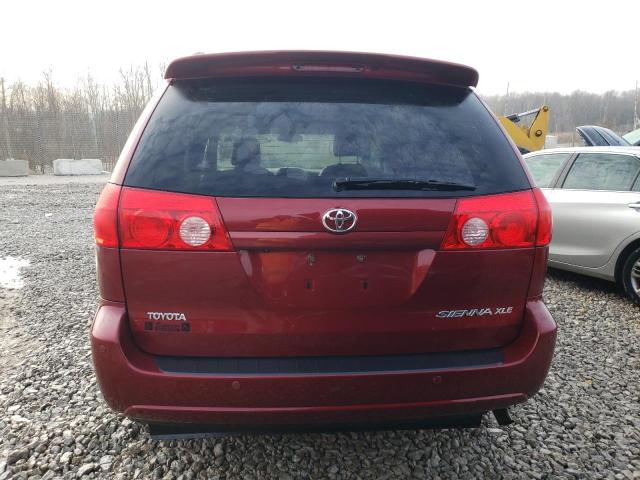 5TDYK4CC3AS325458 - 2010 TOYOTA SIENNA XLE MAROON photo 6