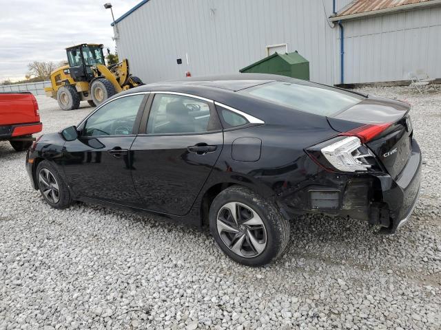 19XFC2F6XME001095 - 2021 HONDA CIVIC LX BLACK photo 2