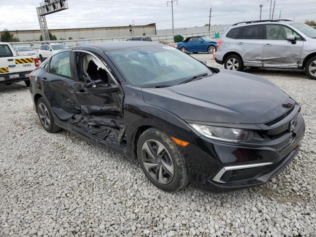 19XFC2F6XME001095 - 2021 HONDA CIVIC LX BLACK photo 4