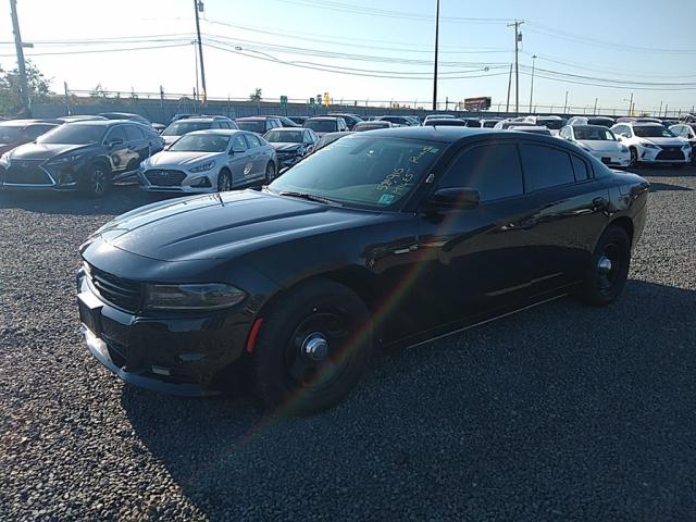 2C3CDXAT3JH325682 - 2018 DODGE CHARGER POLICE BLACK photo 1