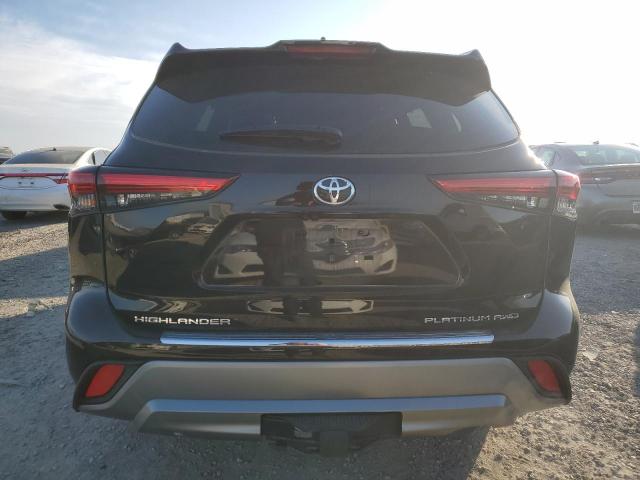 5TDFZRBH9MS152384 - 2021 TOYOTA HIGHLANDER PLATINUM BLACK photo 6