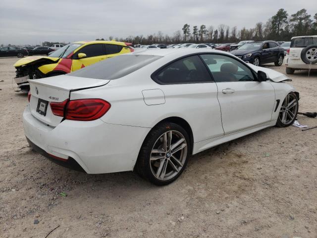 WBA4W3C57KAF92874 - 2019 BMW 430I WHITE photo 3