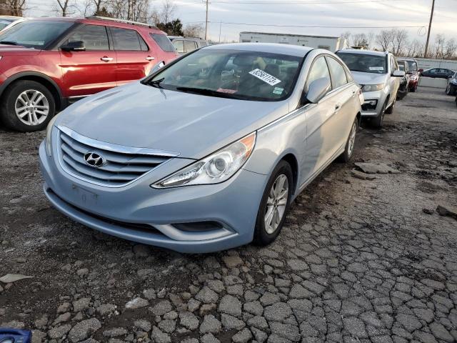 5NPEB4AC9DH651197 - 2013 HYUNDAI SONATA GLS BLUE photo 1