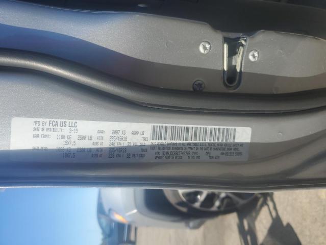 3C4NJDCB3KT740705 - 2019 JEEP COMPASS LIMITED ვერცხლისფერი ფოტო 14