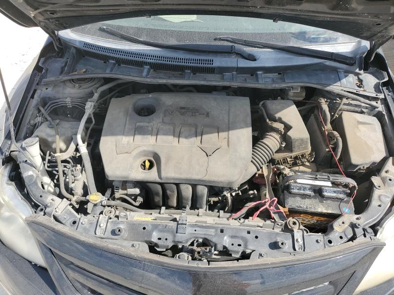 5YFBU4EE6CP028520 - 2012 TOYOTA COROLLA BASE BLACK photo 11