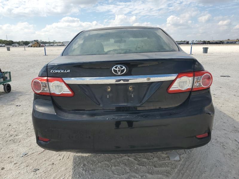 5YFBU4EE6CP028520 - 2012 TOYOTA COROLLA BASE BLACK photo 6