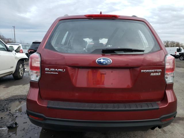 JF2SJABC2HH525773 - 2017 SUBARU FORESTER 2.5I RED photo 6