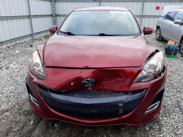 JM1BL1H50A1191310 - 2010 MAZDA 3 S RED photo 5