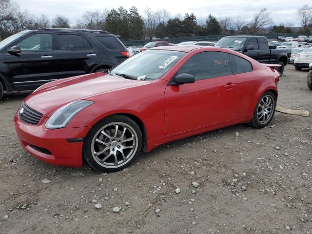 JNKCV54EX5M423832 - 2005 INFINITI G35 RED photo 1