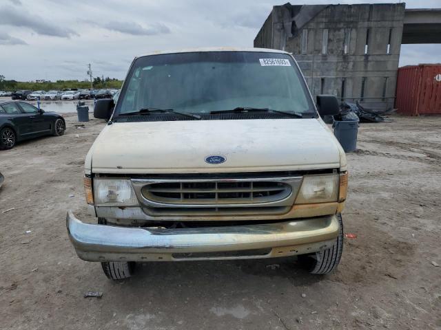 1FBSS31S31HB62667 - 2001 FORD ECONOLINE E350 SUPER DUTY WAGON WHITE photo 5