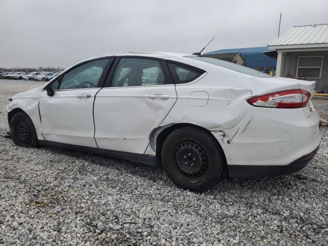 1FA6P0G73E5402488 - 2014 FORD FUSION S WHITE photo 2