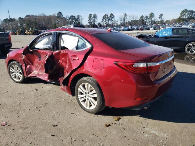 JTHBK1GG0D2060445 - 2013 LEXUS ES 350 RED photo 2