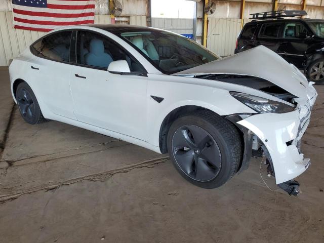5YJ3E1EA6LF710001 - 2020 TESLA MODEL 3 Білий фото 4