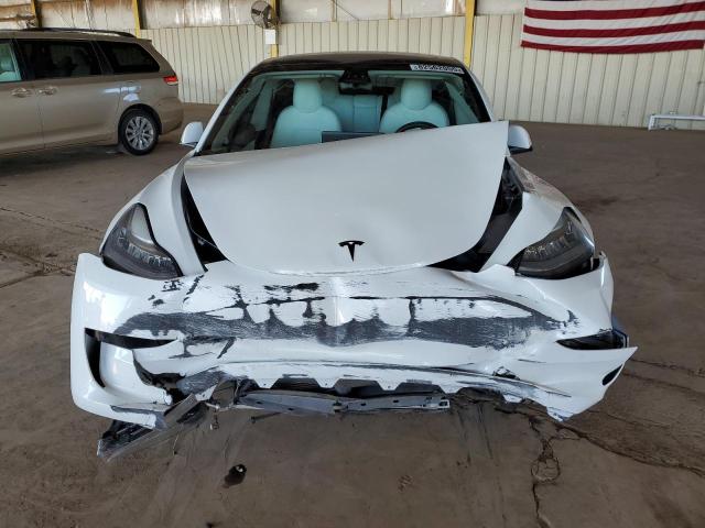 5YJ3E1EA6LF710001 - 2020 TESLA MODEL 3 Білий фото 5